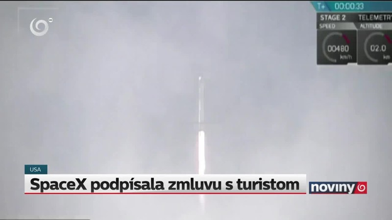 SpaceX podpísala zmluvu s turistom