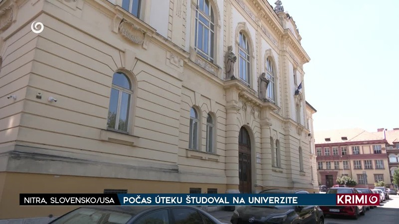 POČAS ÚTEKU ŠTUDOVAL NA UNIVERZITE