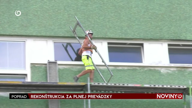 REKONŠTRUKCIA ZA PLNEJ PREVÁDZKY
