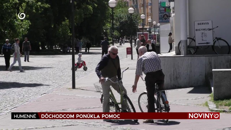 DÔCHODCOM PONÚKLA POMOC