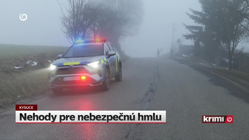 Nehody pre nebezpečnú hmlu