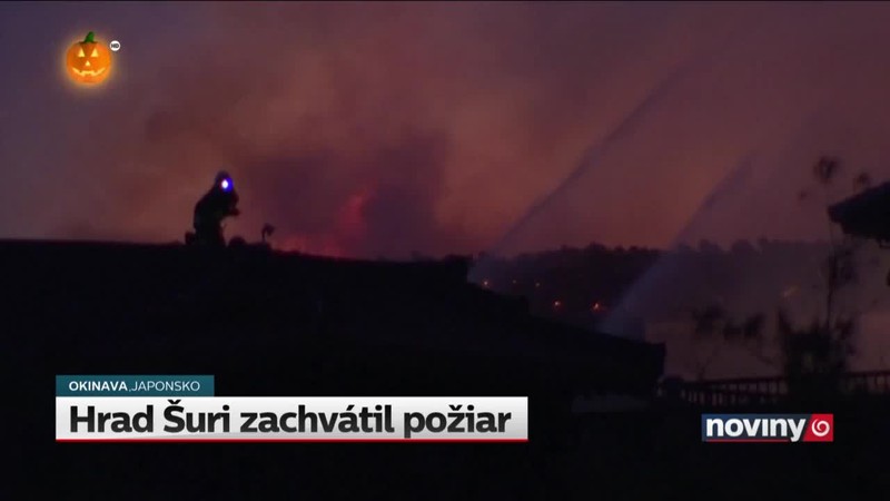 Hrad Šuri zachvátil požiar