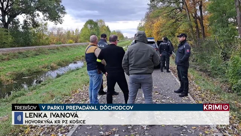 V PARKU PREPADÁVAL DÔCHODCOV