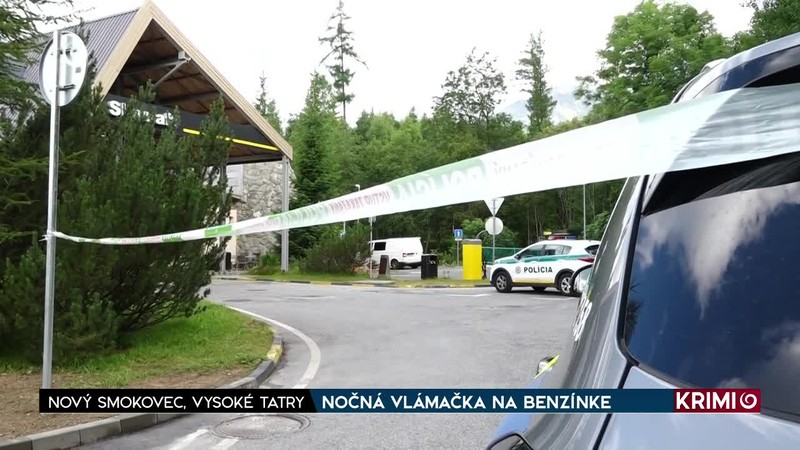 NOČNÁ VLÁMAČKA NA BENZÍNKE