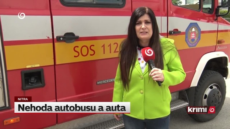 Nehoda autobusu a auta