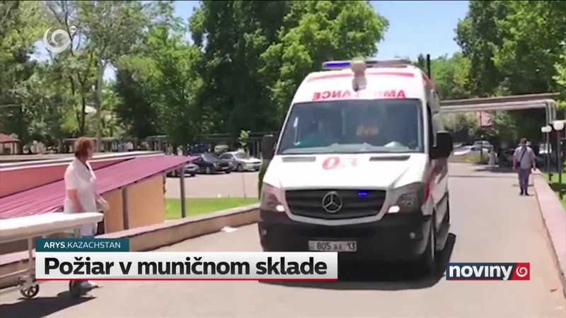 Požiar v muničnom sklade