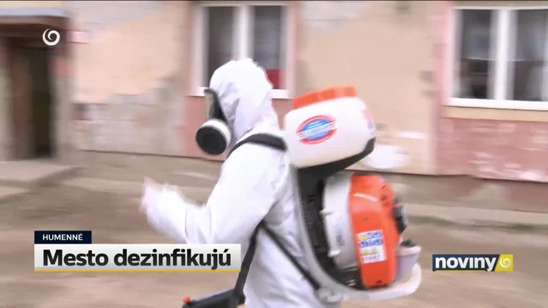 Mesto dezinfikujú