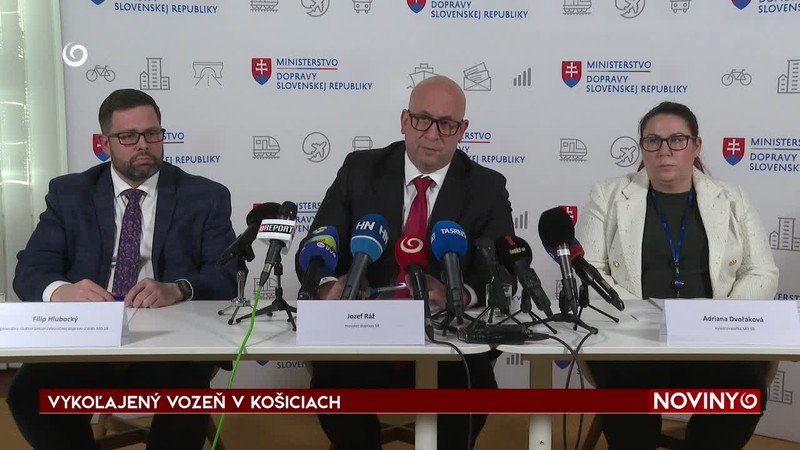 VYKOĽAJENÝ VOZEŇ V KOŠICIACH