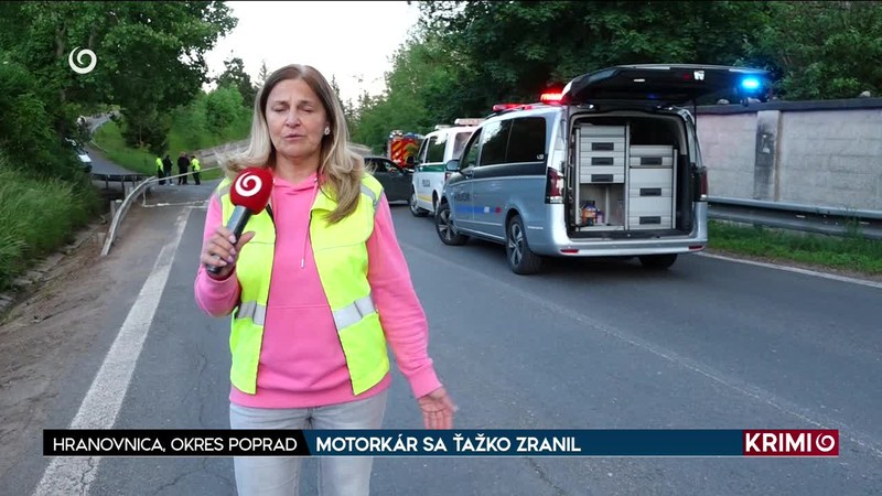 MOTORKÁR SA ŤAŽKO ZRANIL