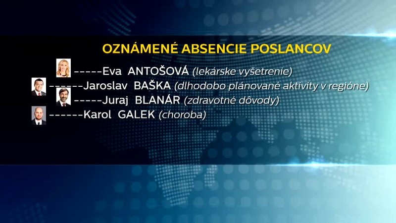 Poslanci sa ulievali