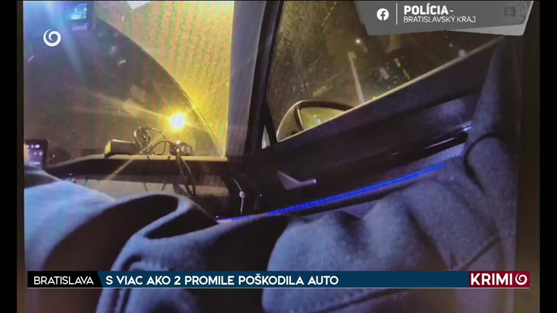 S VIAC AKO 2 PROMILE POŠKODILA AUTO