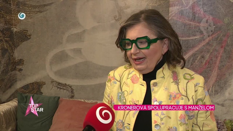 Kronerová spolupracuje s manželom
