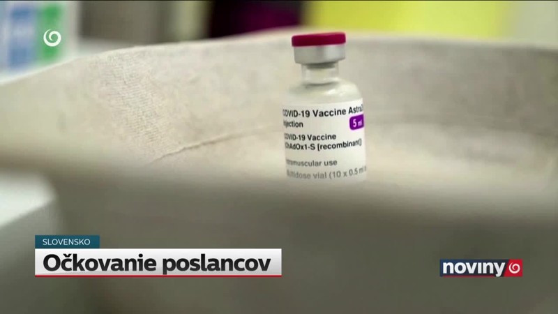 Očkovanie poslancov