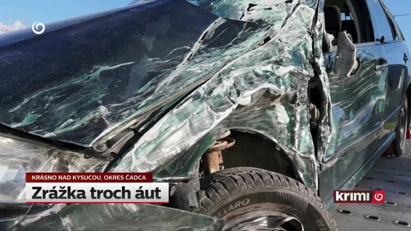 Zrážka troch áut