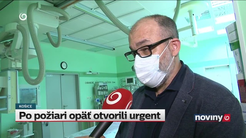 Po požiari opäť otvorili urgent