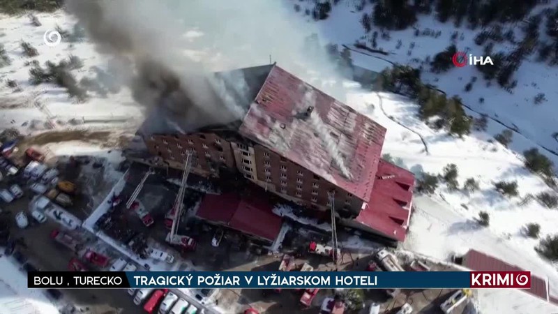 TRAGICKÝ POŽIAR V LYŽIARSKOM HOTELI
