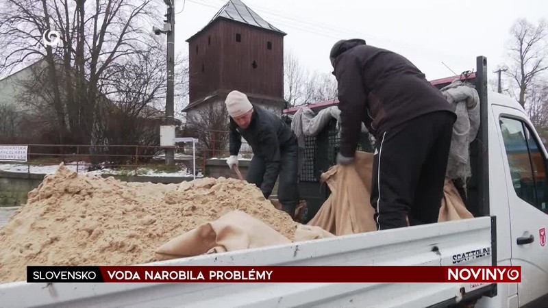 VODA NAROBILA PROBLÉMY