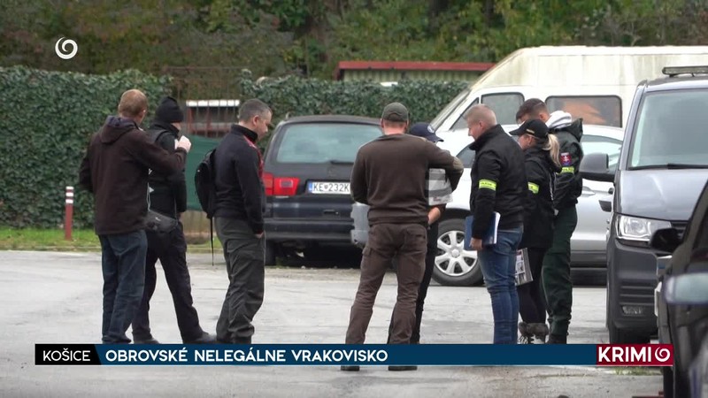 OBROVSKÉ NELEGÁLNE VRAKOVISKO