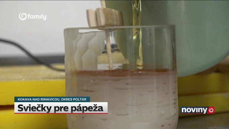 Sviečky pre pápeža