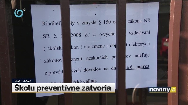 Školu preventívne zatvoria
