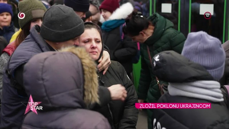 ZLOŽIL POKLONU UKRAJINCOM