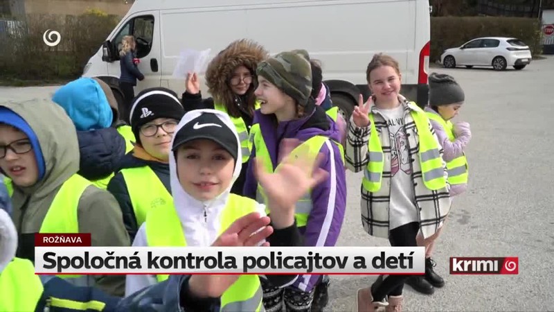 Spoločná kontrola policajtov a detí
