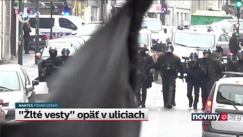 "Žlté vesty" opäť v uliciach