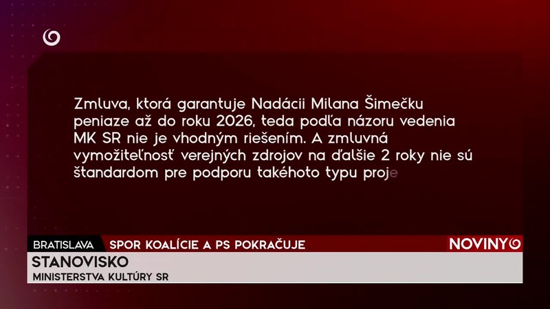 SPOR KOALÍCIE A PS POKRAČUJE