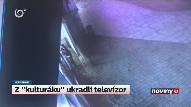 Z "kulturáku" ukradli televízor