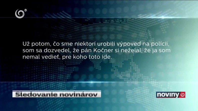 Sledovanie novinárov