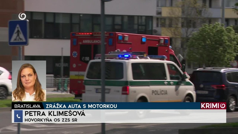ZRÁŽKA AUTA S MOTORKOU