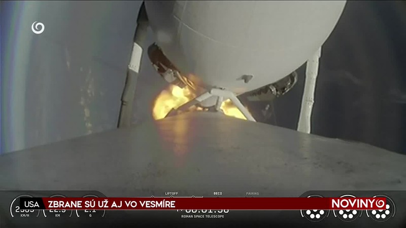 ZBRANE SÚ UŽ AJ VO VESMÍRE