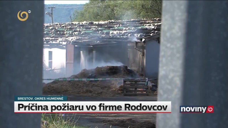Príčina požiaru vo firme Rodovcov