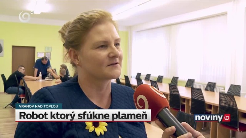 Robot ktorý sfúkne plameň