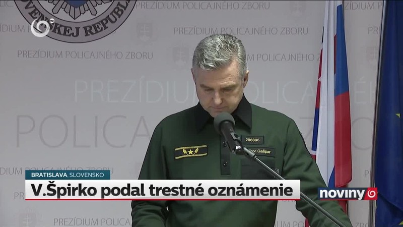 V.Špirko podal trestné oznámenie
