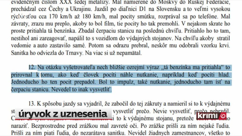 Nové skutočnosti k nehode na D1