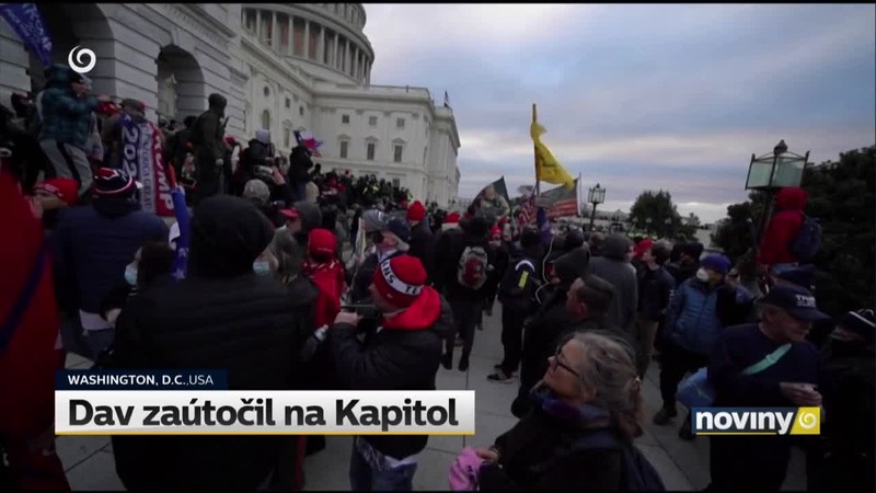Dav zaútočil na Kapitol