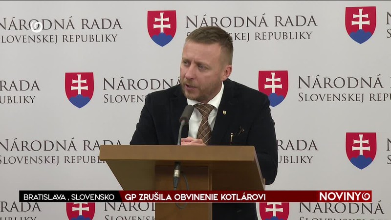 GP ZRUŠILA OBVINENIE KOTLÁROVI