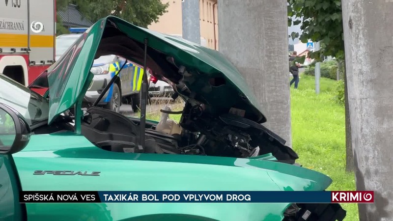 TAXIKÁR BOL POD VPLYVOM DROG