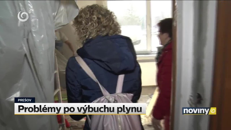 Problémy po výbuchu plynu