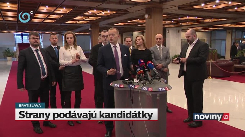 Strany podávajú kandidátky