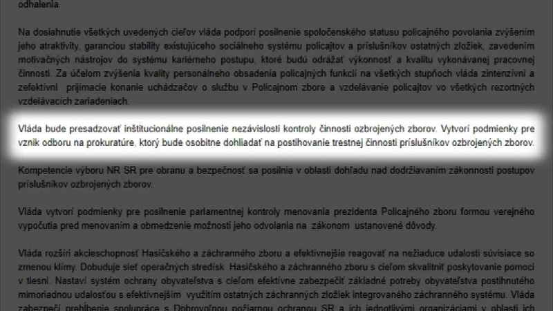 Policajná inšpekcia stále spadá pod Kaliňáka. Malo by sa to zmeniť