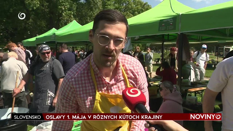OSLAVY 1. MÁJA V RÔZNYCH KÚTOCH KRAJINY