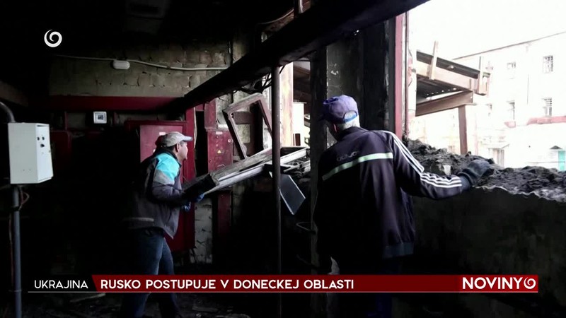RUSKO POSTUPUJE V DONECKEJ OBLASTI