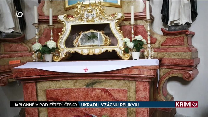 UKRADLI VZÁCNU RELIKVIU