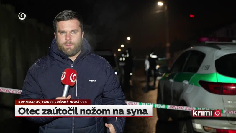 Otec zaútočil nožom na syna