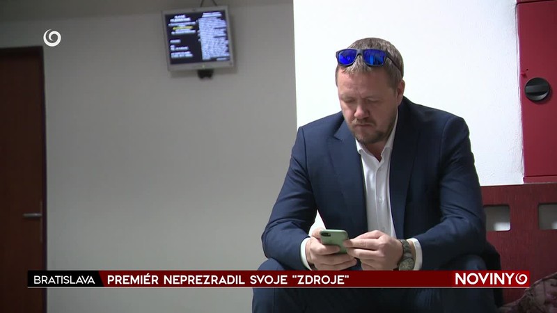PREMIÉR NEPREZRADIL SVOJE "ZDROJE"