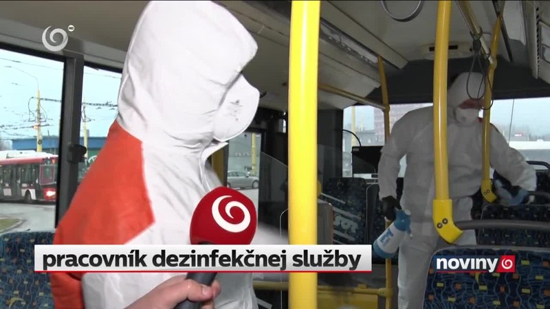 Dezinfikujú autobusy MHD