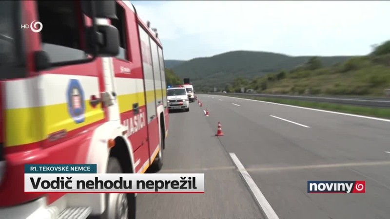 Vodič nehodu neprežil