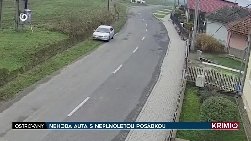 NEHODA AUTA S NEPLNOLETOU POSÁDKOU